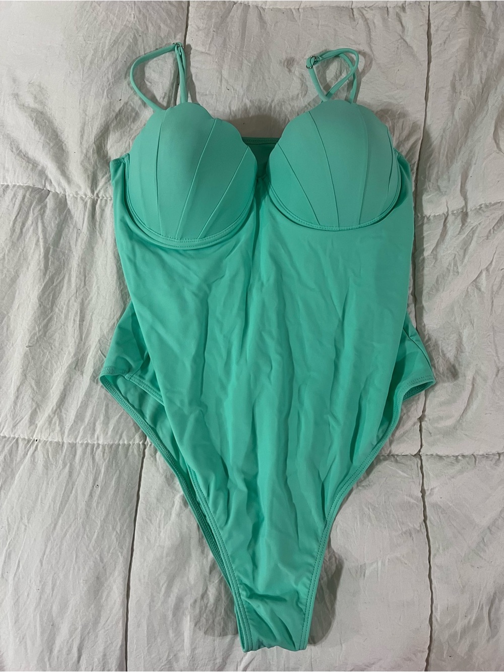 SHEIN Mint Green One-Piece Swimsuit